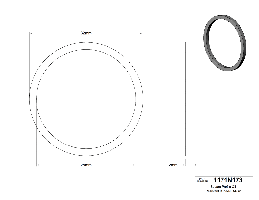 Technical drawing - 1171N173